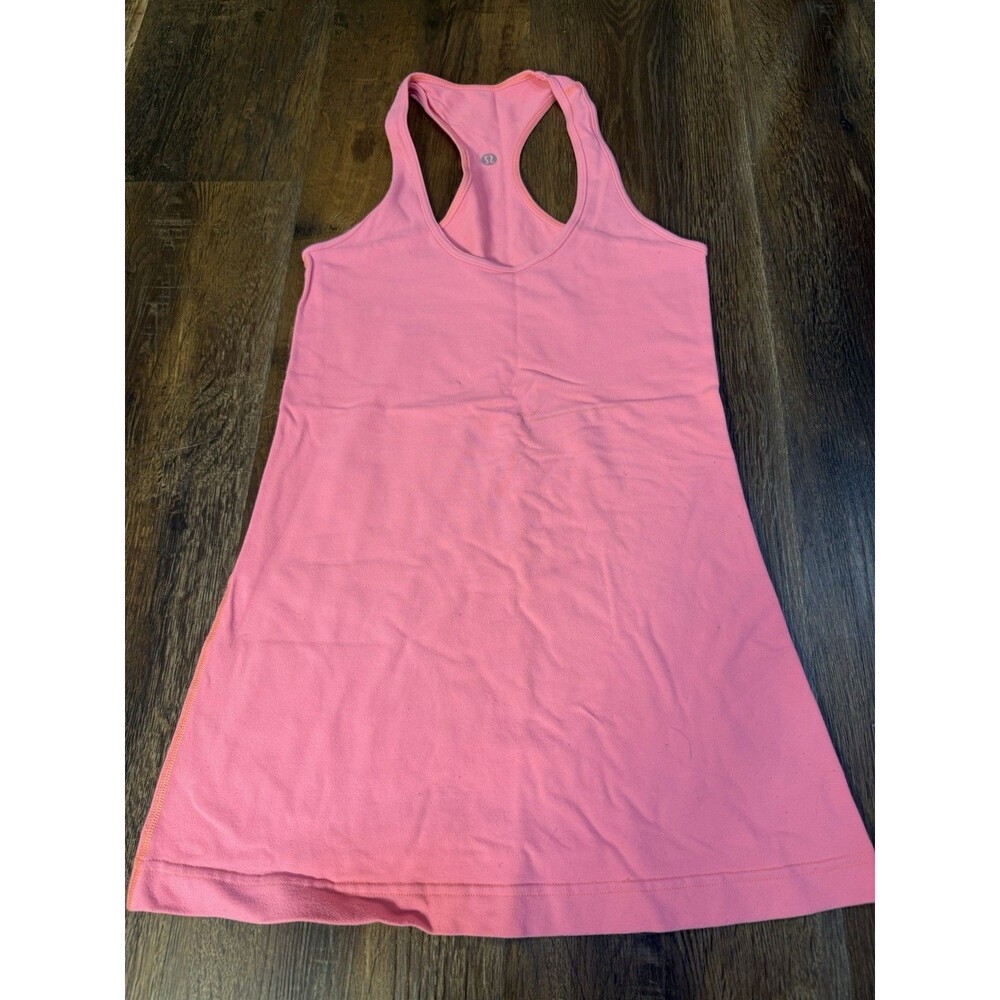 Lululemon Women’s Reversible Racerback Tank Top Peach/salmon Orange Size 4